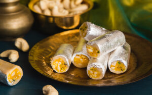 Order Best Kaju Roll Online from 24 carat mithai magic