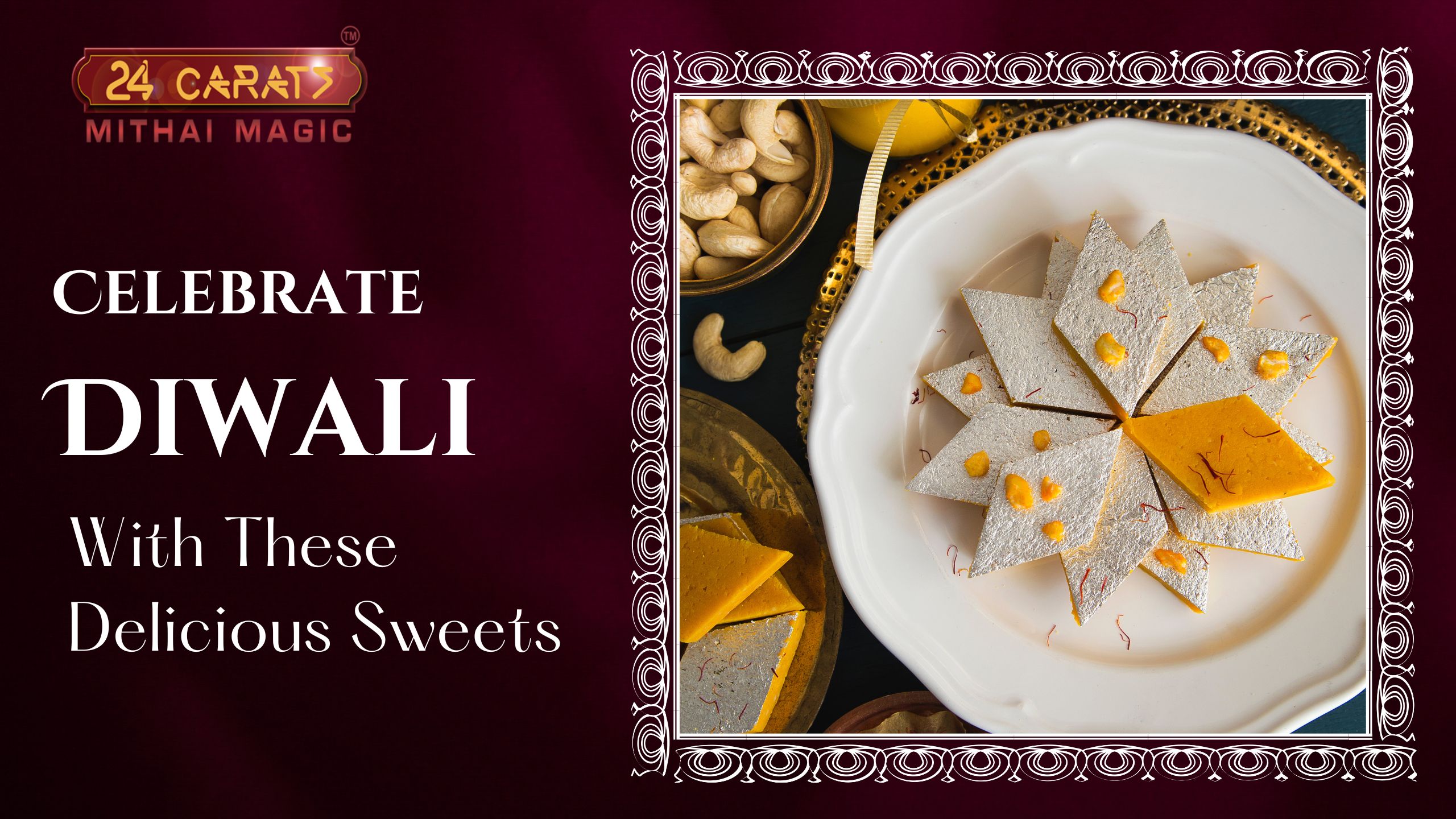 Order Delicious Sweets Online to Celebrate Diwali