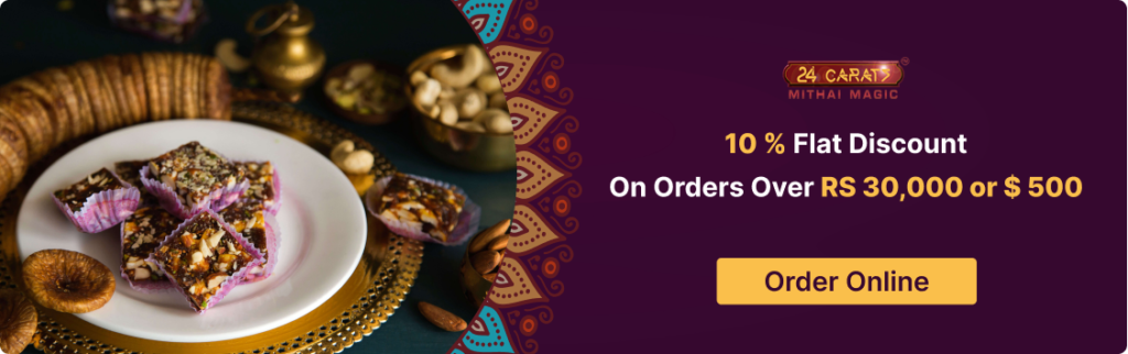Order Sweets Online From 24 Carat Mithai Magic